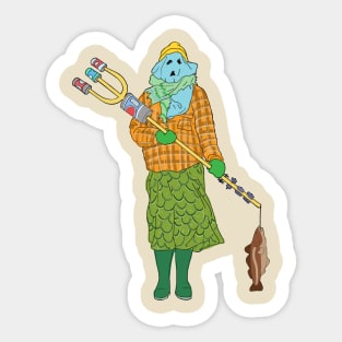 Aqua Mummer Sticker